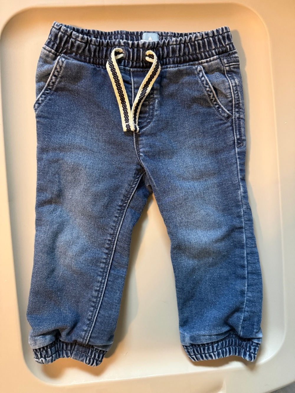 GAP Navy Blue Elastic Waist Jogger Pants